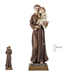 San Antonio 42 cm c/ Niño - Resina