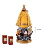 Virgen Caridad 20 cm Cobre Amarilla - Resina