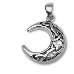 Amuleto Plata Luna 2 cm