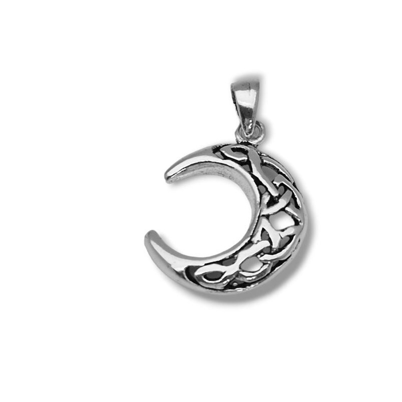 Amuleto Plata Luna 2 cm
