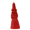 Vela Forma Bruja 18 cm (Rojo)