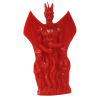 Vela Forma Diablo Alas 18 cm (Rojo)
