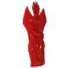 Vela Forma Diablo Alas 18 cm (Rojo)