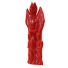 Vela Forma Diablo Alas 18 cm (Rojo)