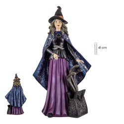 Imagen Bruja 41 cm c/ Serpientes - Resina