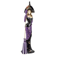 Imagen Bruja 57 cm c/ Escoba - Resina