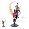 Imagen Bruja Sentada En Luna 52 cm - Resina