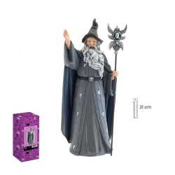 Imagen Brujo 21 cm Gris - Resina
