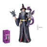 Imagen Brujo 24 cm c/ Dragon Morado - Resina