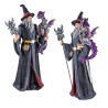 Imagen Brujo 24 cm c/ Dragon Morado - Resina