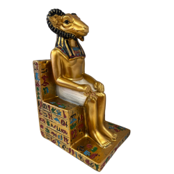 Amon en trono negro 15cm  -