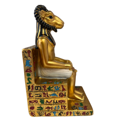 Amon en trono negro 15cm  -