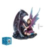 Imagen Hada 15 cm c/ Dragon Alas Rosa/Azul - Resina