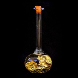 Amuleto Botella Oro Cuell