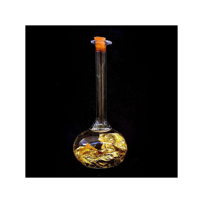 Amuleto Botella Oro Cuell