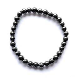 Pulsera bolas de Shungita 6 mm (Elastica)