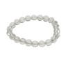 Pulsera bolas de Cristal de Roca 8 mm (Elastica)