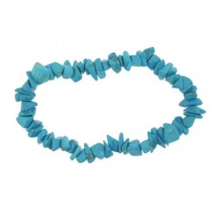 Pulsera de chip Howlita Azul