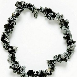 Pulsera de chip Obsidiana Nevada