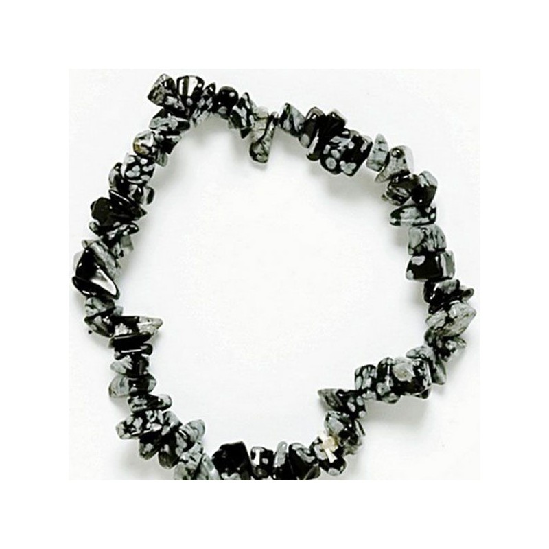 Pulsera de chip Obsidiana Nevada