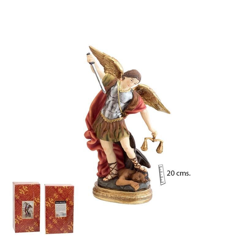 Arcangel San Miguel 20 cm c/ Balanza - Resina