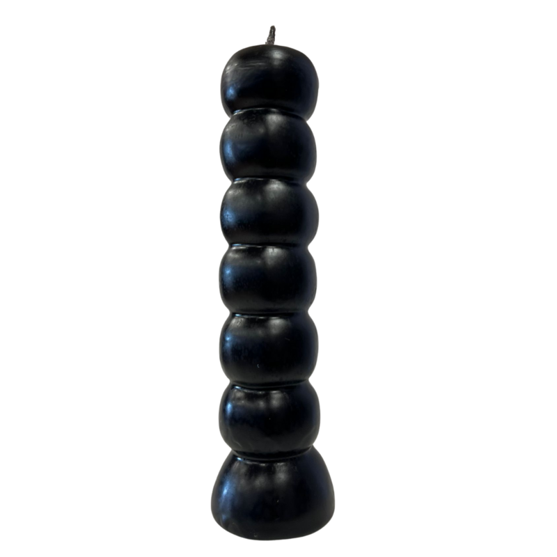 Vela Forma 7 Nudos 17 cm (Negro)