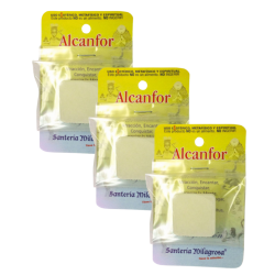 Art. Ritual Alcanfor 1 x Pastilla 2,8 x 2.8 cm - Pack 3 Unds