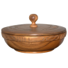 Batea Madera Tallada  27 x 22 cm Ø cm 12' color natural