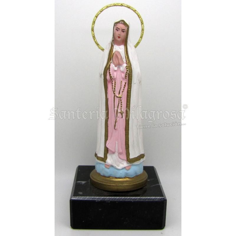 Virgen del Pozo 12 cm - Resina (Base Marmol) (HAS)