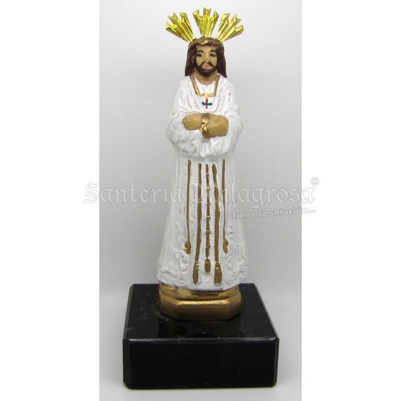 Cristo Cautivo 12 cm - Resina (Base Marmol)