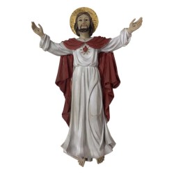 Sagrado Corazon de Jesus 24 cm (Colgante Pared) - Resina