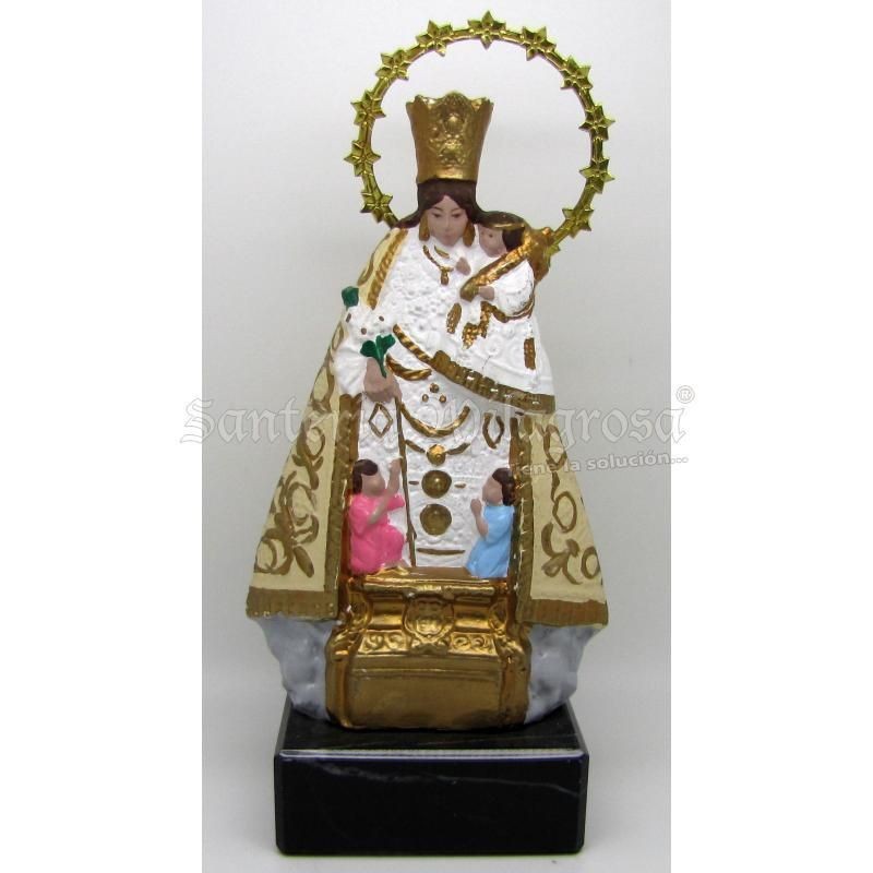 Virgen de los Desamparados 12 cm - Resina (Base Marmol) (HAS)