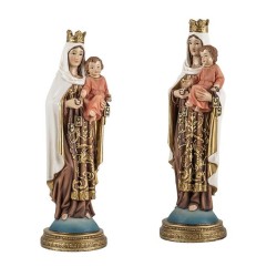 Virgen del Carmen 22 cm - Resina