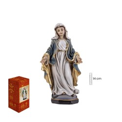 Virgen Milagrosa Movimiento 14 cm - Resina