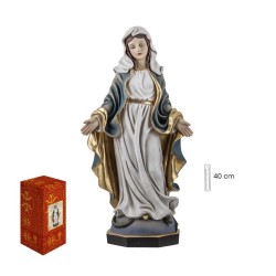 Virgen Milagrosa Movimiento 40 cm - Resina