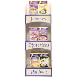 Expositor Jabones Esotericos (Leeds Small) con 36 jabones