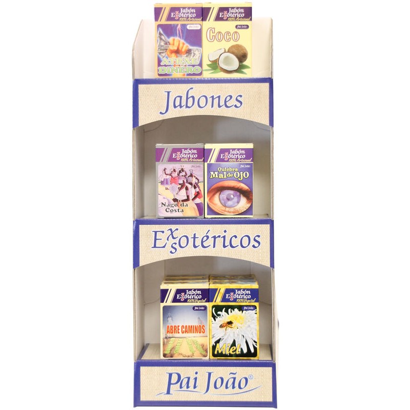 Expositor Jabones Esotericos (Leeds Small) con 36 jabones