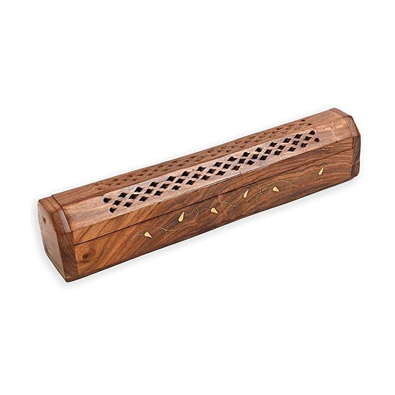 Porta Incienso Baul Hojas