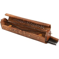 Porta Incienso Baul Hojas