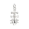 Amuleto Plata Cruz Caravaca 1.4 x 0.4 cm (Mini) (Pack 3