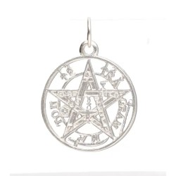 Amuleto Plata Tetragramaton 1.4 x 1.0 cm Pack 3 Unds (Mini)