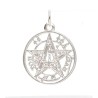Amuleto Plata Tetragramaton 1.4 x 1.0 cm Pack 3 Unds (Mini)