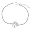 Pulsera Plata Árbol de la Vida Cola de Ratón 16-19 cm