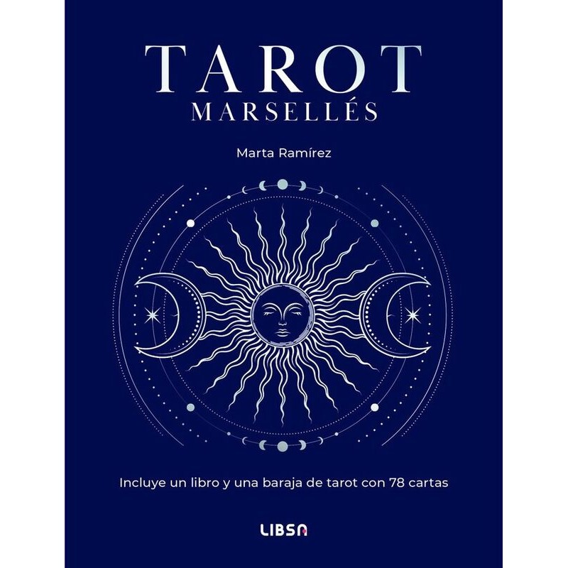 Tarot Marsellés - Cajas majicas (78 cartas+ Libro) - Marta Ramirez - (ES) - (libsa)
