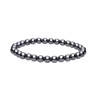 Pulsera Piedra Rodada Hematite Bola 6 mm (Elastica)