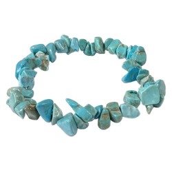 Pulsera Piedra Semipreciosa Turquenita (Elastica)