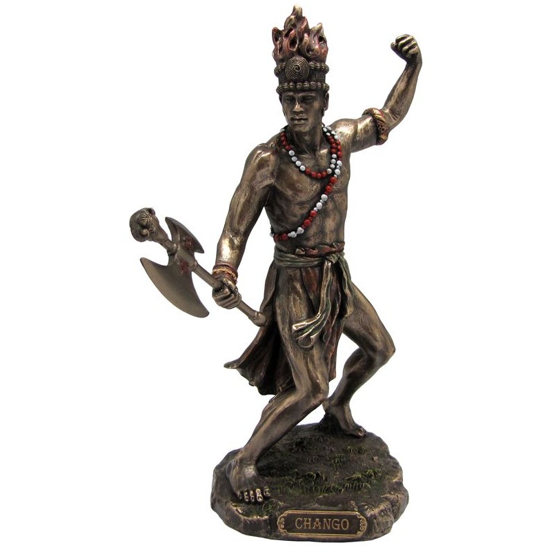 Chango 22 cm (Dorado Viejo) - Resina Premium