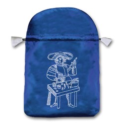 BOLSA Tarot Seda Azul 23