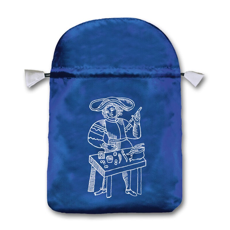 BOLSA Tarot Seda Azul 23