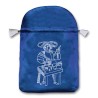BOLSA Tarot Seda Azul 23